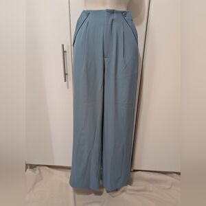 HALARA Women's Light Blue Wide Leg Pants